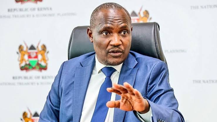 National Treasury Cabinet Secretary John Mbadi holding the Finance Bill 2026 budget briefcase ahead of the parliamentary vote on June 18 2026